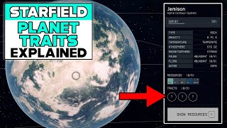 STARFIELD PLANET TRAITS EXPLAINED