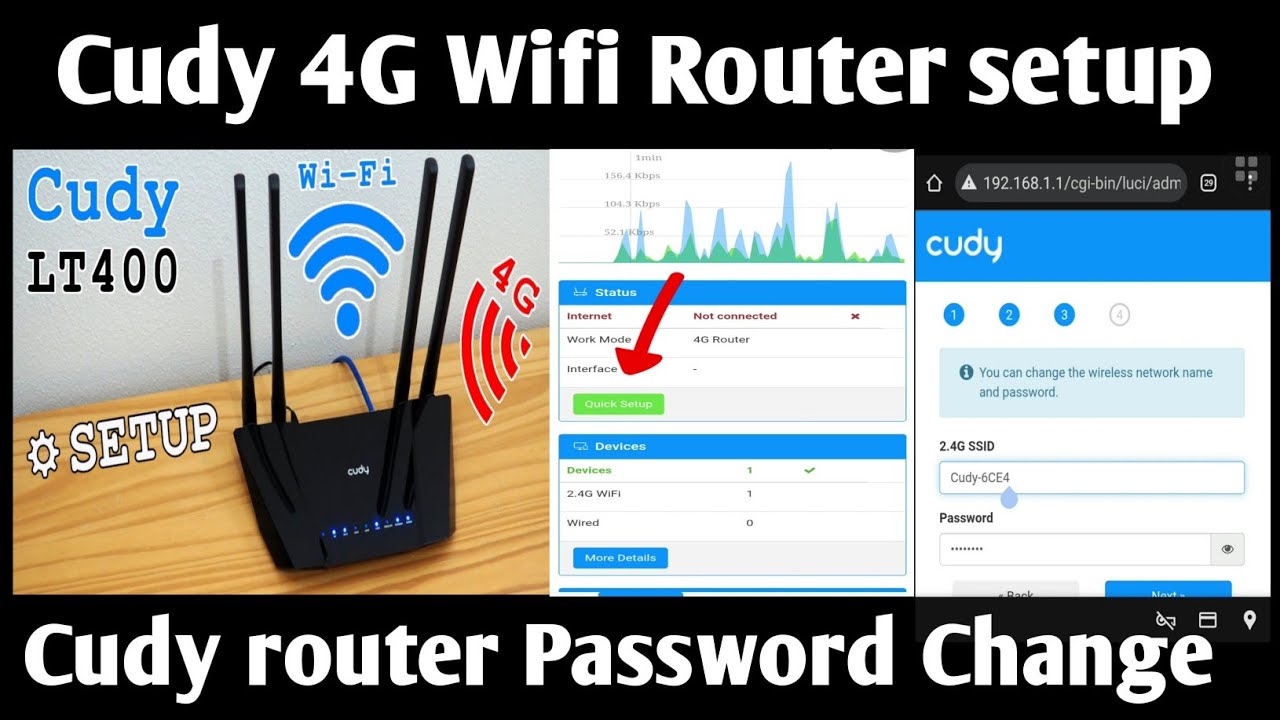 Cody Router Login Cudy 4G Wifi Router setup | Cudy router password Change | Cudy lt400 ...