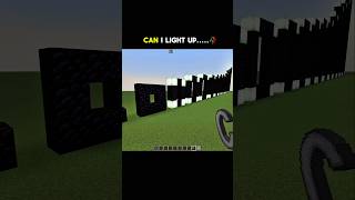 Can I light up...🥀 #minecraft #minecraftshorts
