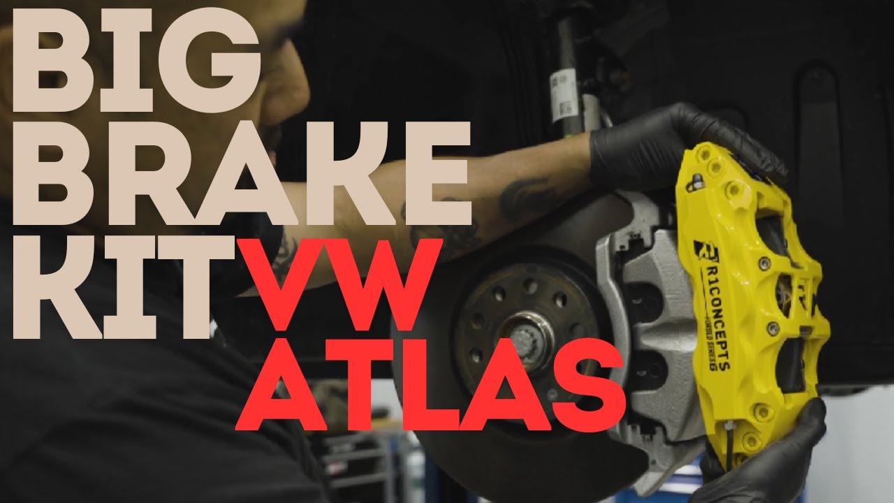 R1 Concepts Installs a GORGEOUS Big Brake Kit on Volkswagen Atlas