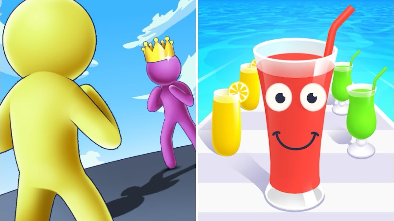 Giant Rush Vs Juice Run💥🧲💥All New Levels Walkthrough Max Gameplay TR12