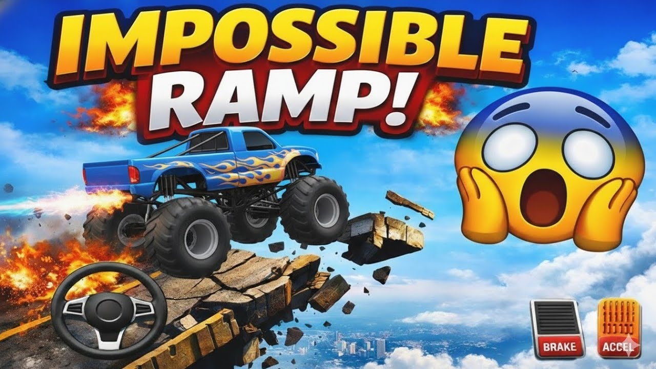 Monster Car Stunts 2026 Mega Ramp 🚗🔥 Extreme Car Racing & Impossible Ramp Car Stunt 