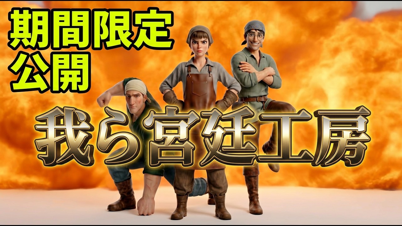木くずまみれで上等|我ら宮廷工房【期間限定公開 Vol.4】