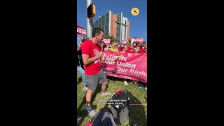 Saint Agnes nurses strike over working conditions, contract negotiations in Baltimore