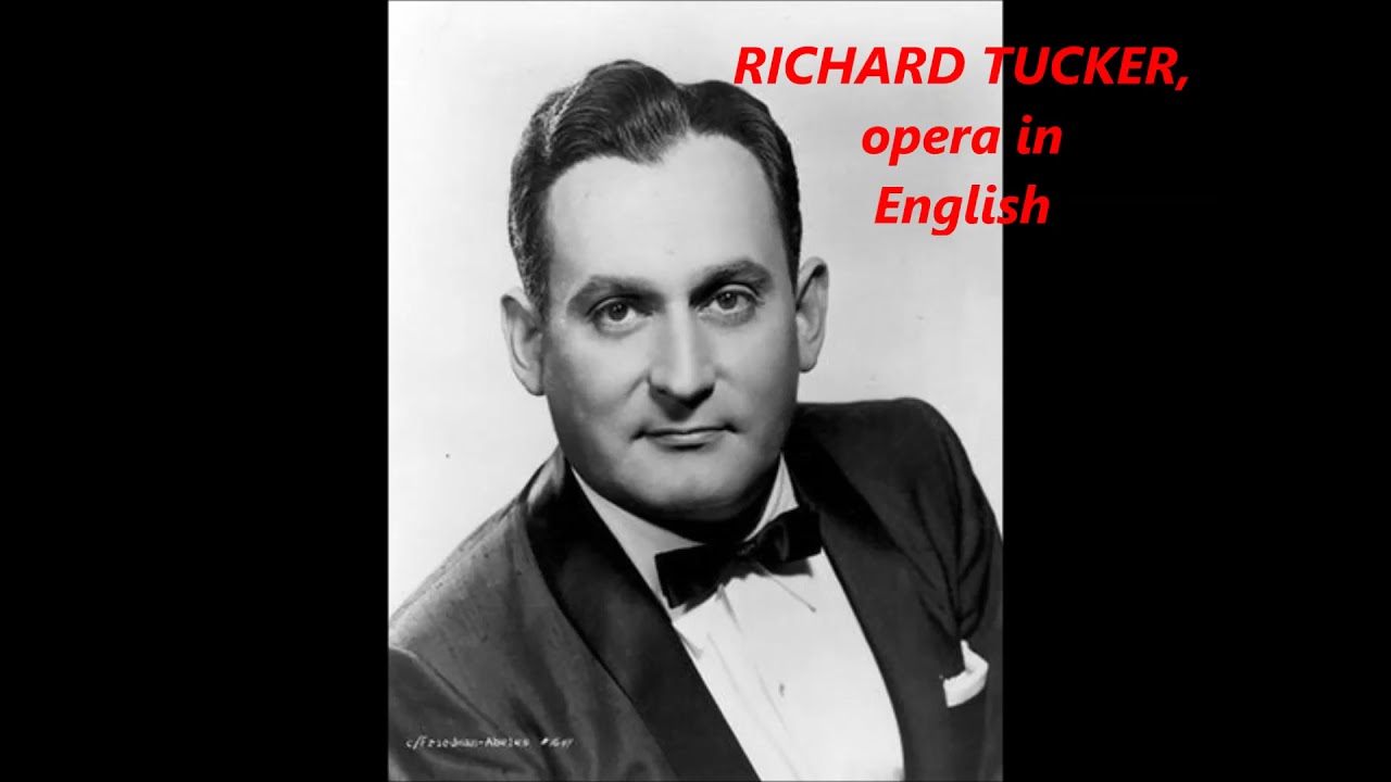 RICHARD TUCKER, opera in English (Boris-Carmen-Ballo- Pecheurs live 1940-ies)
