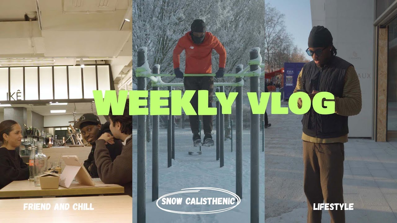 BACK ON TRACK | Calisthenics in the Snow & Food with Friends | Weekly Vlog