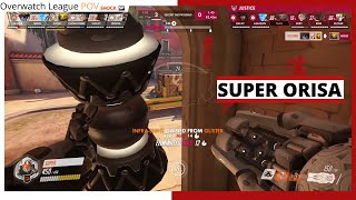 SUPER ORISA POV | Shock vs Justice | OWL Season 2021 June Joust Qualifiers