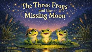 The Three Frogs and the Missing Moon - A gentle, starry search under the night sky