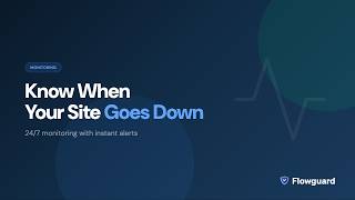 WordPress Uptime Monitoring — Get Notified When Your Site Goes Down – Flowguard Tutorial