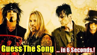 🤘 MOTLEY CRUE Song Challenge: Can You Guess Them All?