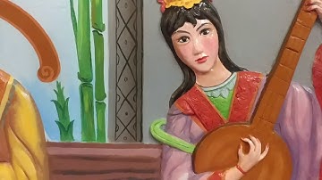 Tranh tường 3d .Họa sĩ tuấn thành.Chuyên Đắp vẽ Quê thi trấn cẩm giàng h cẩm giàng t hải dương.