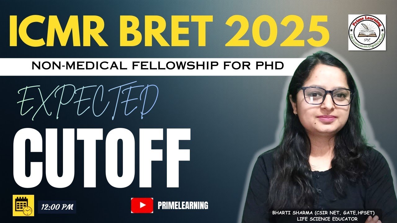 📢 ICMR BRET 2025 Expected CUTOFF & Paper Analysis | Detailed Information