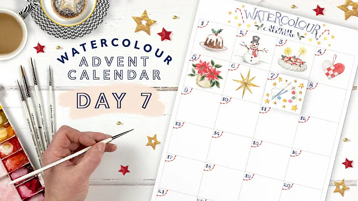 Watercolour Advent Calendar Day 7