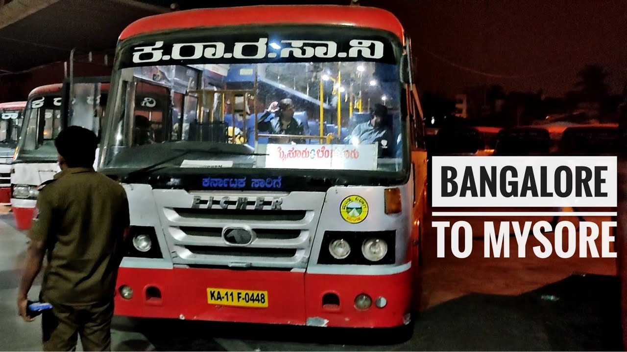 karnataka tourism buses from bangalore to mysore