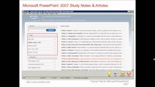 uCertify 77-603 Practice Test screenshot 3