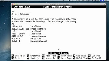 How to Edit the Hosts File in Mac OS X