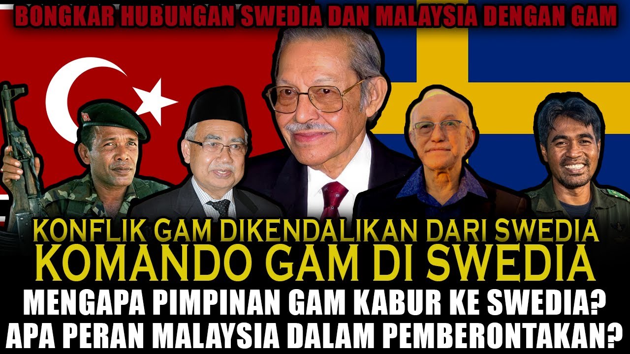 Konflik GAM Dikendalikan dari Swedia‼️Mengapa Pimpinan GAM Kabur ke Swedia⁉️