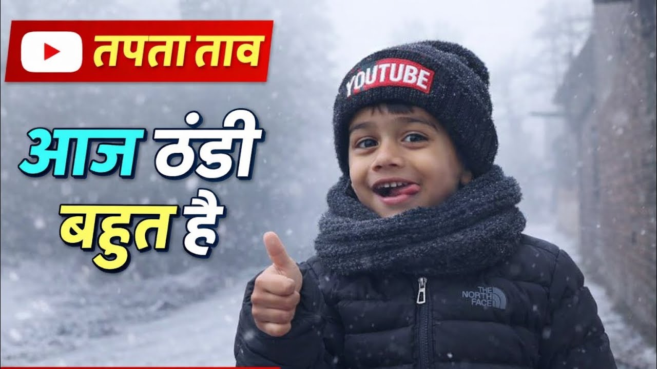 Aaj bahut thand hai 👆