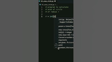 Program To Calculate Area Of Circle In Python | Area | Python Tutorials | Tech Blooded | #Shorts