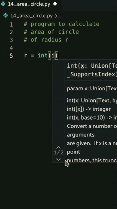 Program To Calculate Area Of Circle In Python | Area | Python Tutorials ...