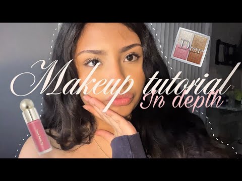 In-depth MAKEUP TUTORIAL (first video) - YouTube