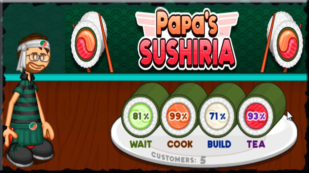 Papa's Sushiria HTML5 - wide 2