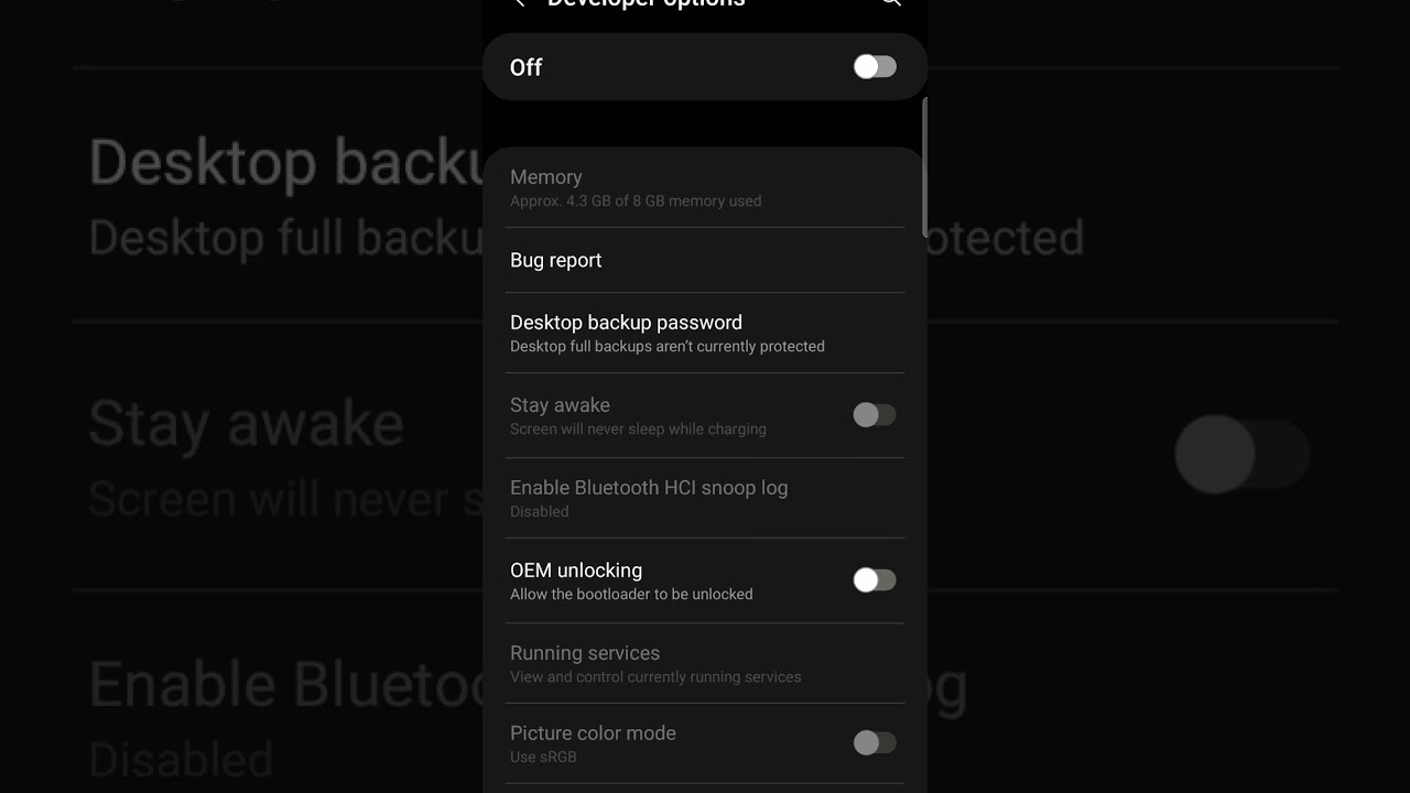 How to reset developer settings | Default Settings | Samsung