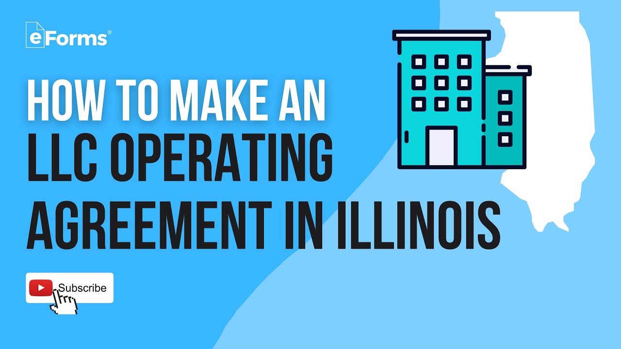 Free Illinois Llc Operating Agreement Templates Pdf Word Eforms