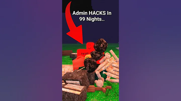 Admin HACKS In 99 Nights in the Forest.. #roblox #99nights #hacker #c00lkidd #funny