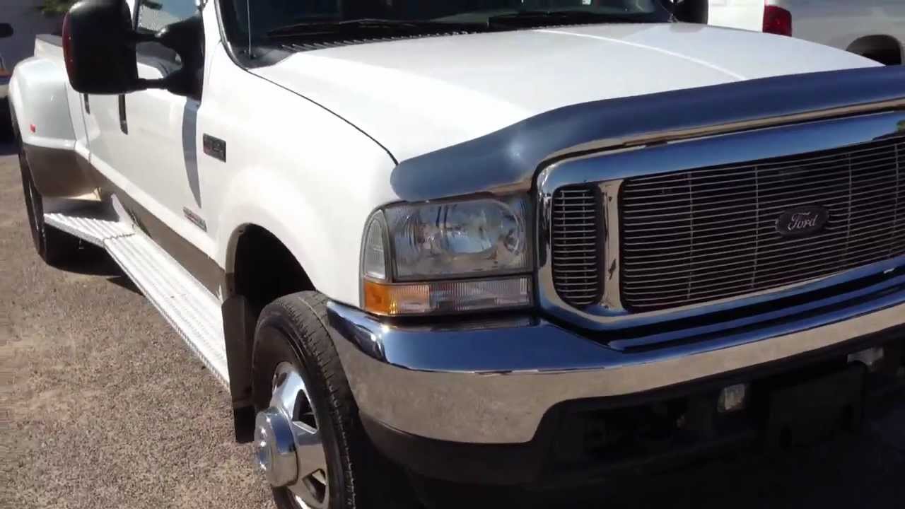 2004 Ford F350 Diesel 4x4 Lariat 70k mi Wheel Kinetics - YouTube