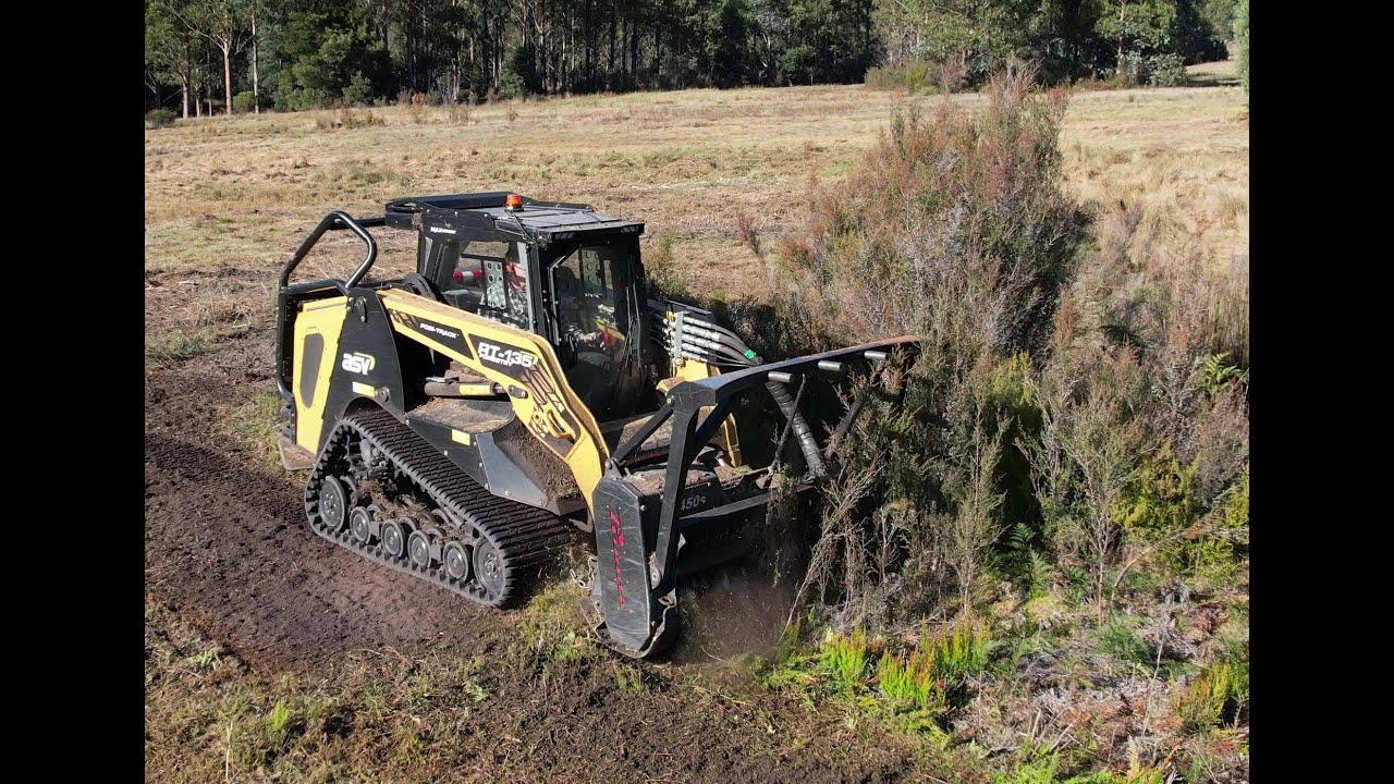Add value to your property with the ASV 135 Forestry Mulcher - YouTube