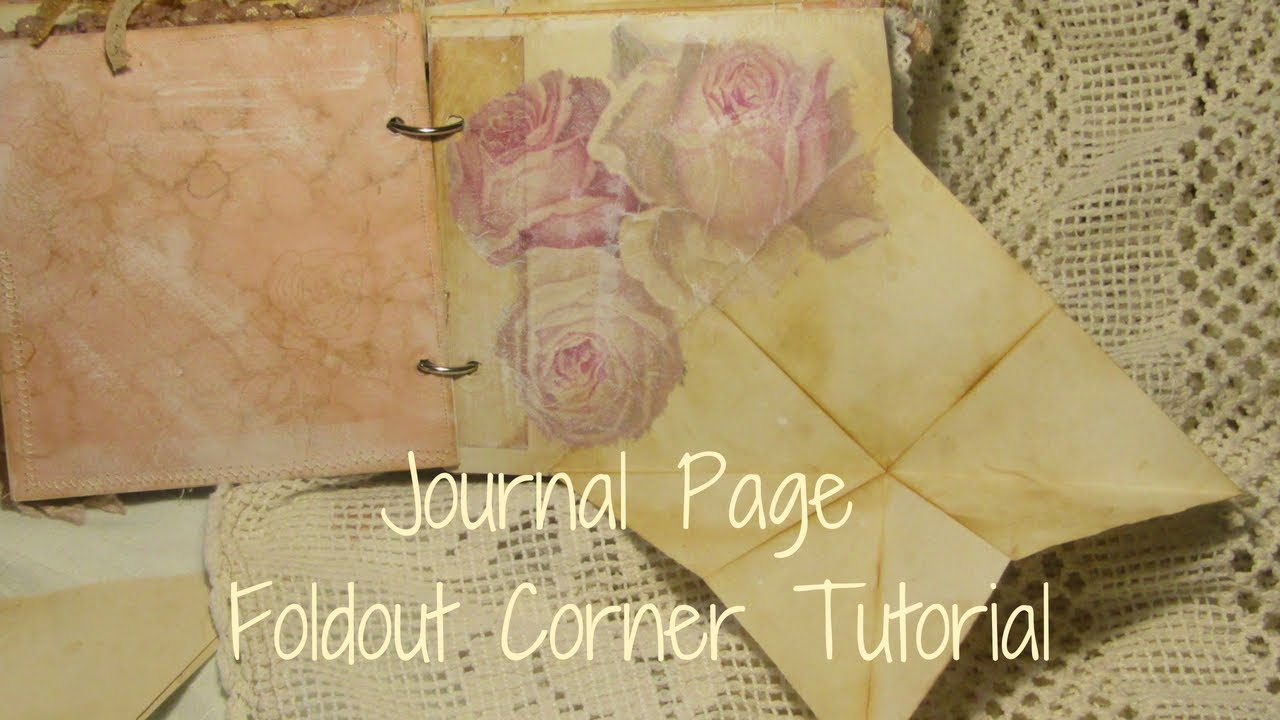 Учебное пособие по раскладыванию уголков на страницах журнала