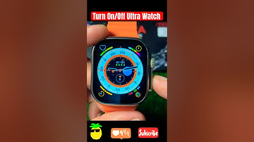 How to switch on/off ultra smartwatch / how to power on ultra watch #shorts #ultrasmartwatch