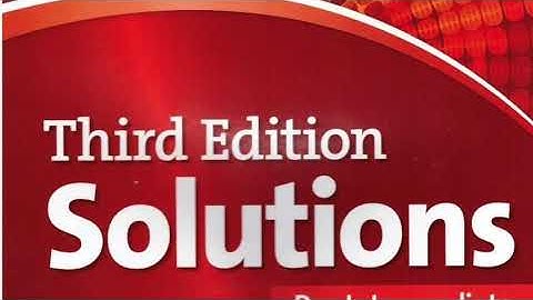 Solutions Pre Intermediate SB 1 31