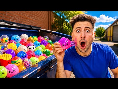 I FOUND A DUMPSTER FULL OF ABANDONED SQUISHY DUMPLINGS!