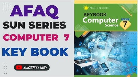 Afaq Sun Series Computer Grade 7 Keybook | Teachers Guide Class 7