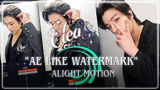 Ae Like Watermark Alight Motion And Ibis Paint Tutorial