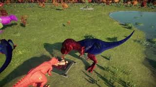 Hunting Jurassic world Evolution2, King Kong T-rex Octopus Giganotosaurus Spinosaurus Mosasaurus