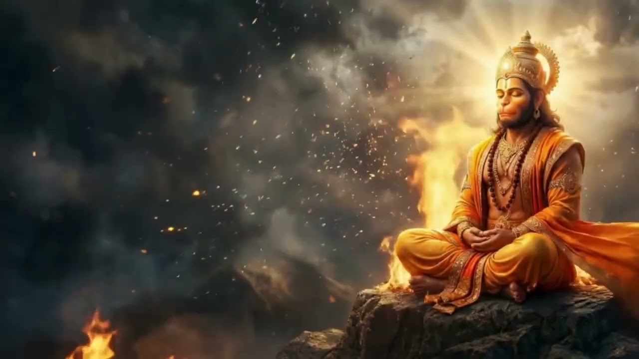  Hanuman chalisa hanuman storm #hindu #hindusim #hanuman #bhajan #hanumanji #explorenepal #love 