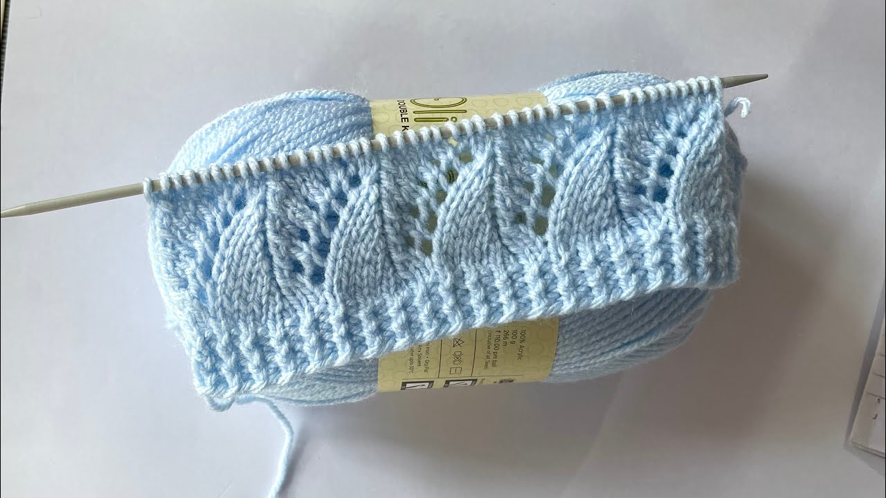 Pretty lace stitch pattern 🩵🩵for ladies cardigan 🩵🩵