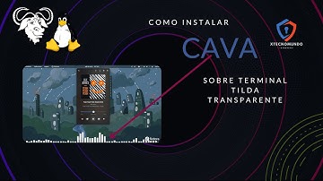 Instalar visualizador de audio de espectro de barras para terminal CAVA.