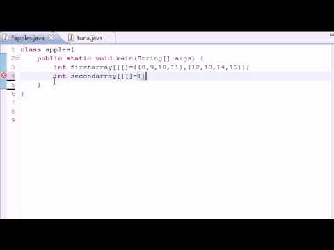 Java Programming Tutorial   33   Multidimensional Arrays Video Lecture  Other Programming videos   F