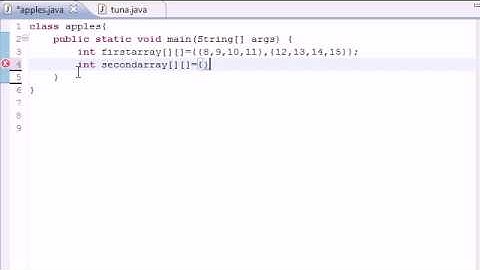 Java Programming Tutorial   33   Multidimensional Arrays Video Lecture  Other Programming videos   F