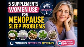 Menopause Sleep Problems? 5 Supplements Women Use to Sleep Through the Night