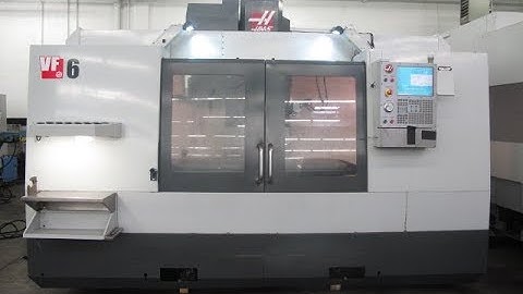 Haas VF-6 CNC Vertical Machining Center with Side-Mount Tool Changer