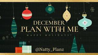 December 2023 | Plan With Me | Plum Paper Planner