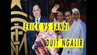 TAJIR MAMPUS KEKAYAAN ERICK THORIR VS SANDIAGA UNO DUIT NGALIR GAK HABIS HABIS