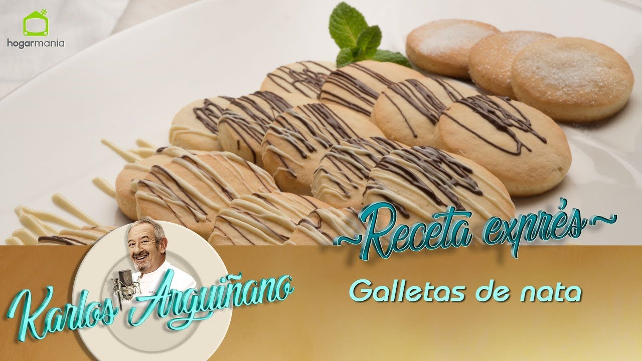 Receta de Galletas de nata por Eva Arguiñano