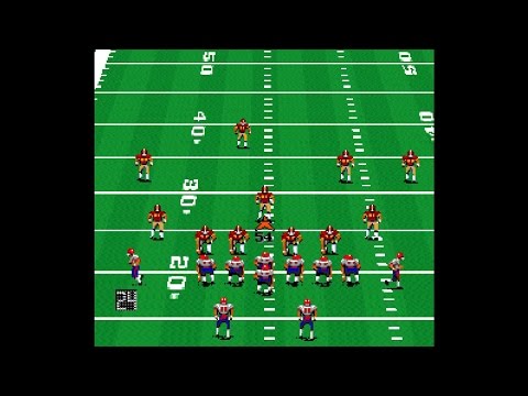 John Madden Football 93 ... (SNES) 60fps Gameplay