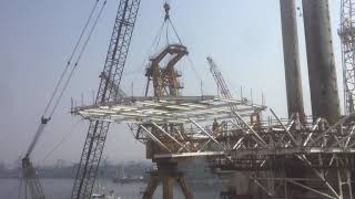 Helideck support installation